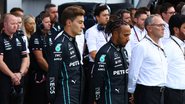 George Russell e Lewis Hamilton, da Mercedes, na F1 - Getty Images