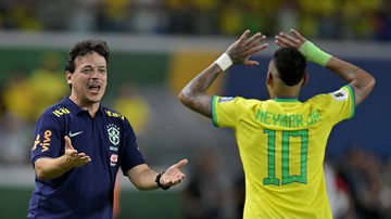 Fernando Diniz e Neymar - Getty Images