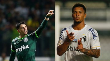 Palmeiras e Santos - Getty Images