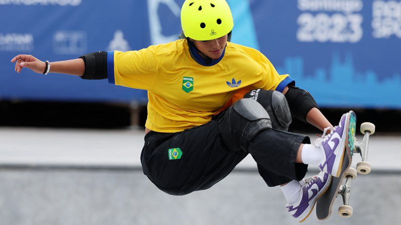 Pan-Americano 2023: Raicca Ventura é prata no skate park - Getty Images