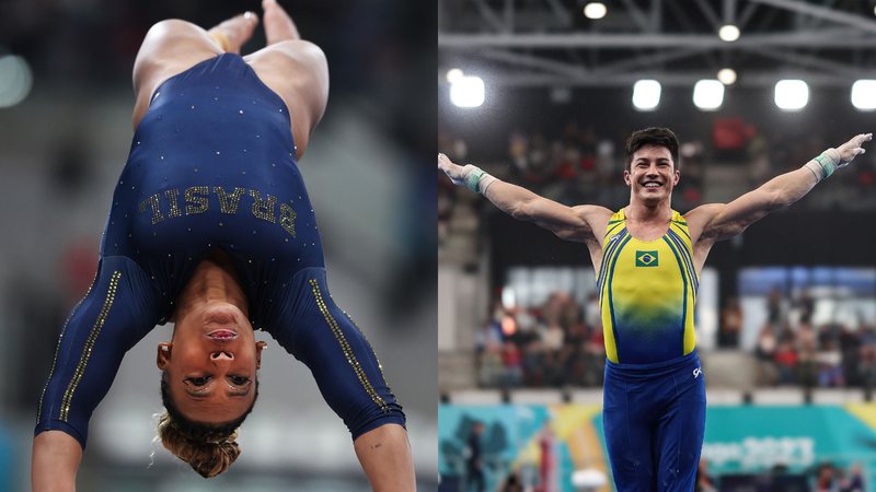 Rebeca Andrade conquista medalha de ouro no salto; Arthur Nory é prata no solo - Getty Images