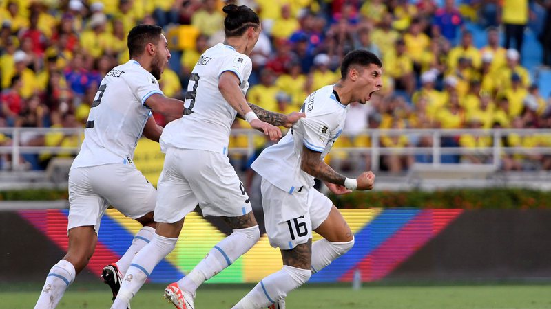 Colômbia e Uruguai pelas Eliminatórias - Getty Images