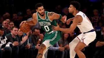 Celtics x Knicks na NBA - Getty Images