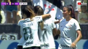 Corinthians faz 8 a 0 no Palmeiras e vai à final do Paulistão Feminino - Transmissão