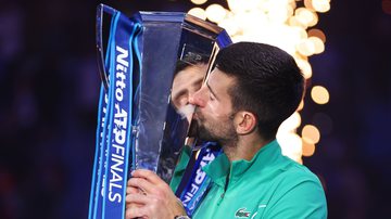 Djokovic quebra recorde no ATP Finals e celebra: “Fenomenal” - Getty Images