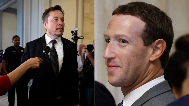 Elon Musk desafia Mark Zuckerberg - Getty Images