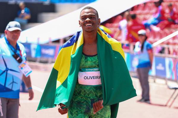 Samuel Oliveira ganha o ouro nos 400 metros - Foto: reprodução/ Marcelo Hernandez.