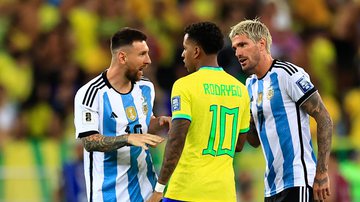Rodrygo comenta sobre polêmica com Messi - Getty Images
