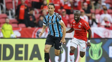 Geromel, do Grêmio (à esquerda) - Getty Images