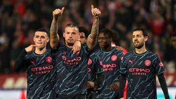 Manchester City contra o Estrela Vermelha - Getty Images
