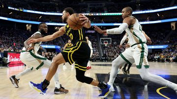 Warriors vencem Celtics na NBA 2023/2024 - Getty Images