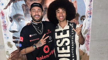 Neymar e o dançarino Noel Robnson - Foto: Instagram