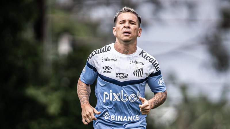 Soteldo, do Santos - Raul Baretta/ Santos FC