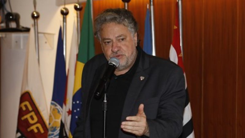 Julio Casares, presidente reeleito do São Paulo - Rubens Chiri/São Paulo FC/Flickr