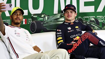 Lewis Hamilton e Max Verstappen, pilotos da F1 - Getty Images