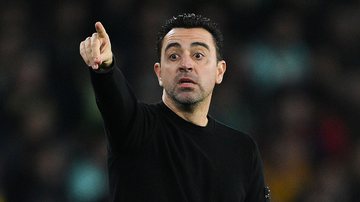 Xavi, técnico do Barcelona - Getty Images
