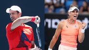 Novak Djokovic/ Bia Haddad - Getty Images