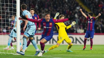 Vitor Roque marca, e Barcelona vence Osasuna no Espanhol - Getty Images