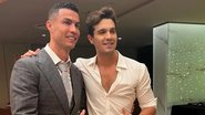 Cristiano Ronaldo presenteia Luan Santana com relógio de luxo; veja - Divulgação