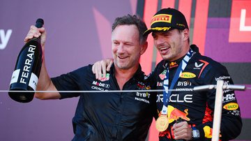 Christian Horner e Max Verstappen, da Red Bull Racing - Getty Images