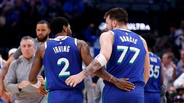 Luka Doncic e Kyrie Irving - Getty Images