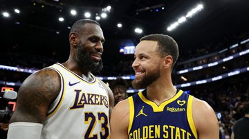 LeBron James e Stephen Curry - Getty Images