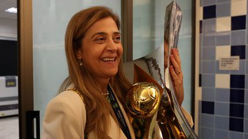 Leila abre o jogo sobre seu futuro no Palmeiras e contratações - Cesar Greco / Palmeiras