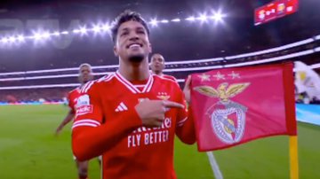 Marcos Leonardo marca em estreia pelo Benfica - Reprodução