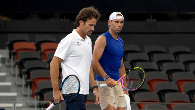 Carlos Moya e Rafael Nadal - Foto: Getty Images