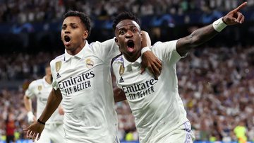 Vini Jr e Rodrygo, do Real Madrid - Getty Images