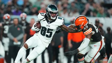 Philadelphia Eagles contra o Cleveland Browns - Getty Images