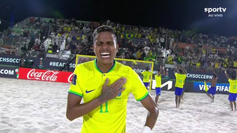 Futebol de Areia: Brasil supera Itália conquista o hexa da Copa do Mundo - Reprodução / SporTV