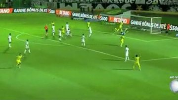 Mirassol arranca empate do Santos - Reprodução/Record
