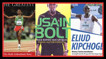 Além de Usain Bolt, conheça outros grandes nomes da corrida e confira livros inspiradores para sua maratona - Reprodução/Amazon