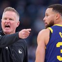 Steve Kerr e Stephen Curry - Getty Images