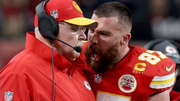 49ers x Chiefs: Travis Kelce fica revoltado em lance - Getty Images