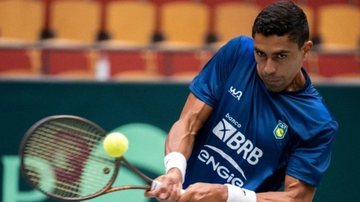 Thiago Monteiro vence, e Brasil volta à elite da Copa Davis - Divulgação/ CBT