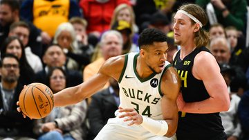 Bucks perdem para o Jazz na NBA - Getty Images