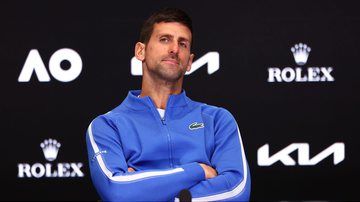 “Novak é um campeão incrível”, disse Rod Laver sobre Djokovic - Getty Images