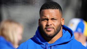 Aaron Donald, do Los Angeles Rams, anuncia aposentadoria da NFL - Getty Images