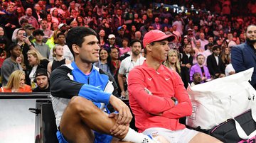 Rafael Nadal e Carlos Alcaraz - Getty Images