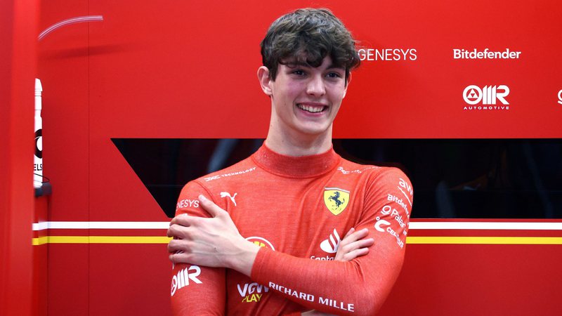 'Ollie' Bearman brilhou em sua estreia com a Ferrari na F1 - Getty Images