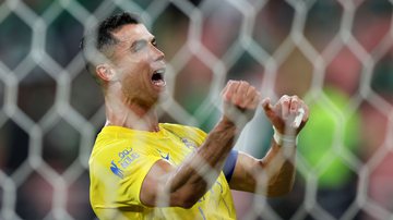 Cristiano Ronaldo marca três vezes, e Al-Nassr goleia Al-Tai - Getty Images