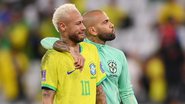 Neymar e Daniel Alves - Getty Images