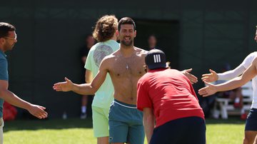 Indian Wells: Djokovic faz gol e imita Cristiano Ronaldo; veja - Getty Images