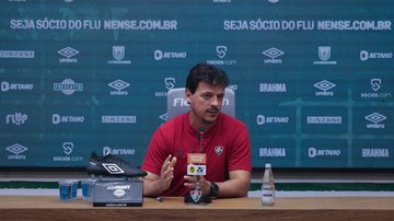 Fernando Diniz se desculpa após críticas à imprensa: “Tom agressivo” - Marcelo Gonçalves / Fluminense