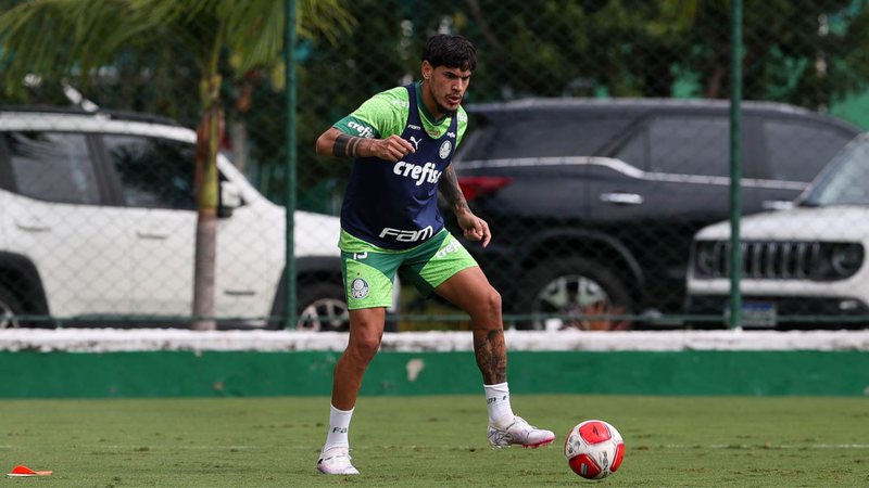 Gustavo Gómez volta a treinar no Palmeiras e tem retorno próximo - Cesar Greco / Palmeiras