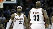 LeBron James e Shaquille O'Neal - Getty Images