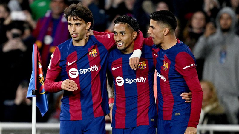 Com gol de Raphinha, Barcelona supera Las Palmas em LALIGA - Getty Images