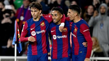 Com gol de Raphinha, Barcelona supera Las Palmas em LALIGA - Getty Images